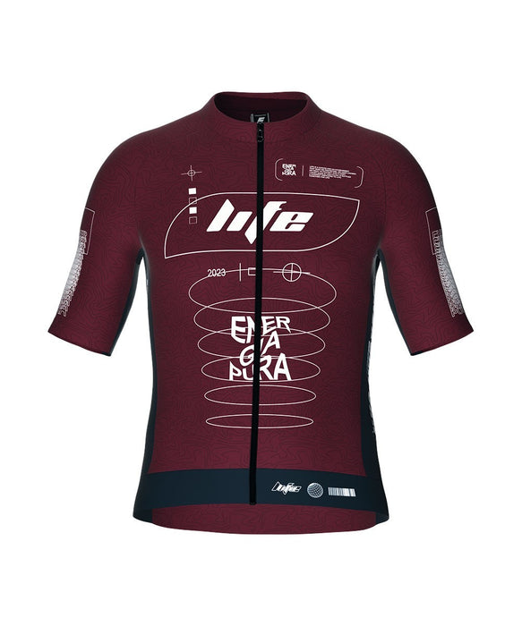 Energiapura Cycling Jersey Idea Bordeaux