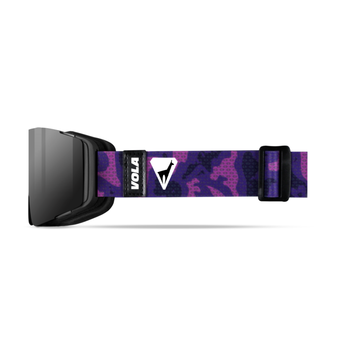 Mini Hypnotic Goggle Purple zijkant