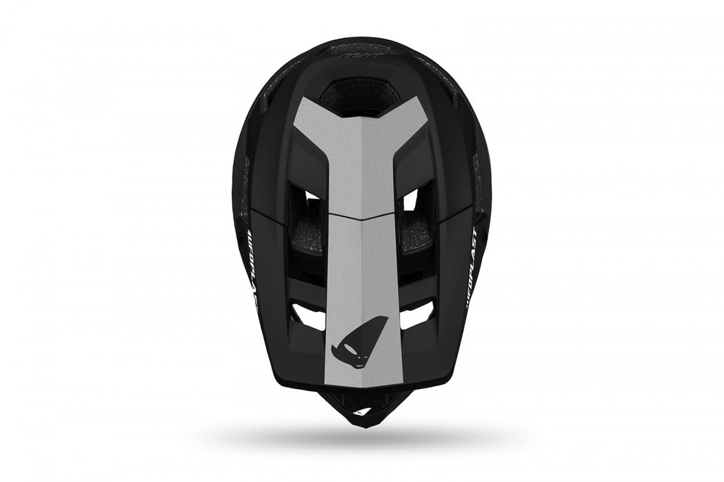 DEFCON ONE MOUNTAIN BIKE HELMET BLACK AND GRAY