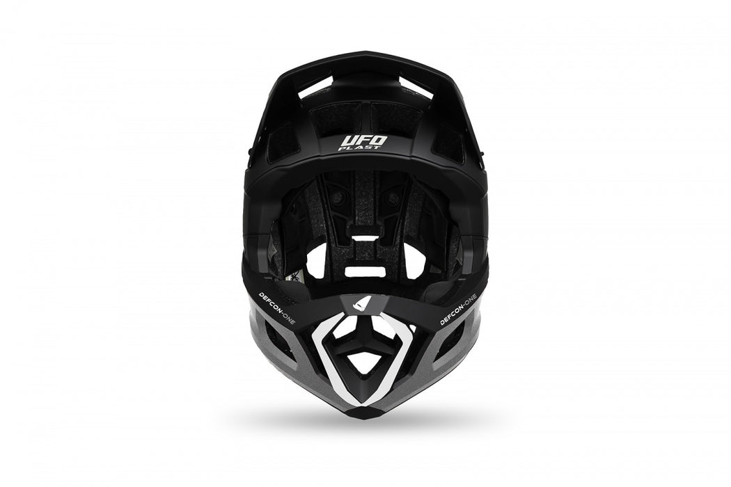 DEFCON ONE MOUNTAIN BIKE HELMET BLACK AND GRAY