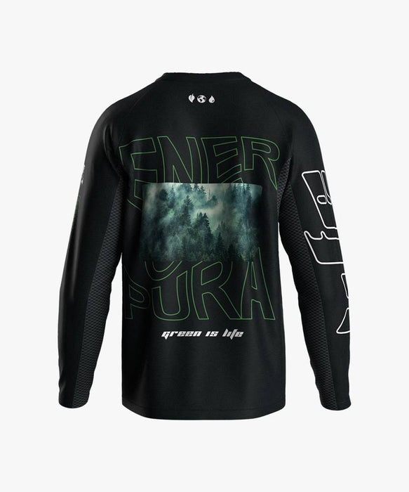 Energiapura long-sleeved cycling shirt ARGO forest